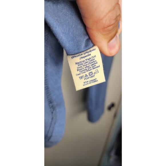 The Normal Brand Shirt Mens Large Long Sleeve Button Down Blue Cozy Stretch - Picture 3 of 6